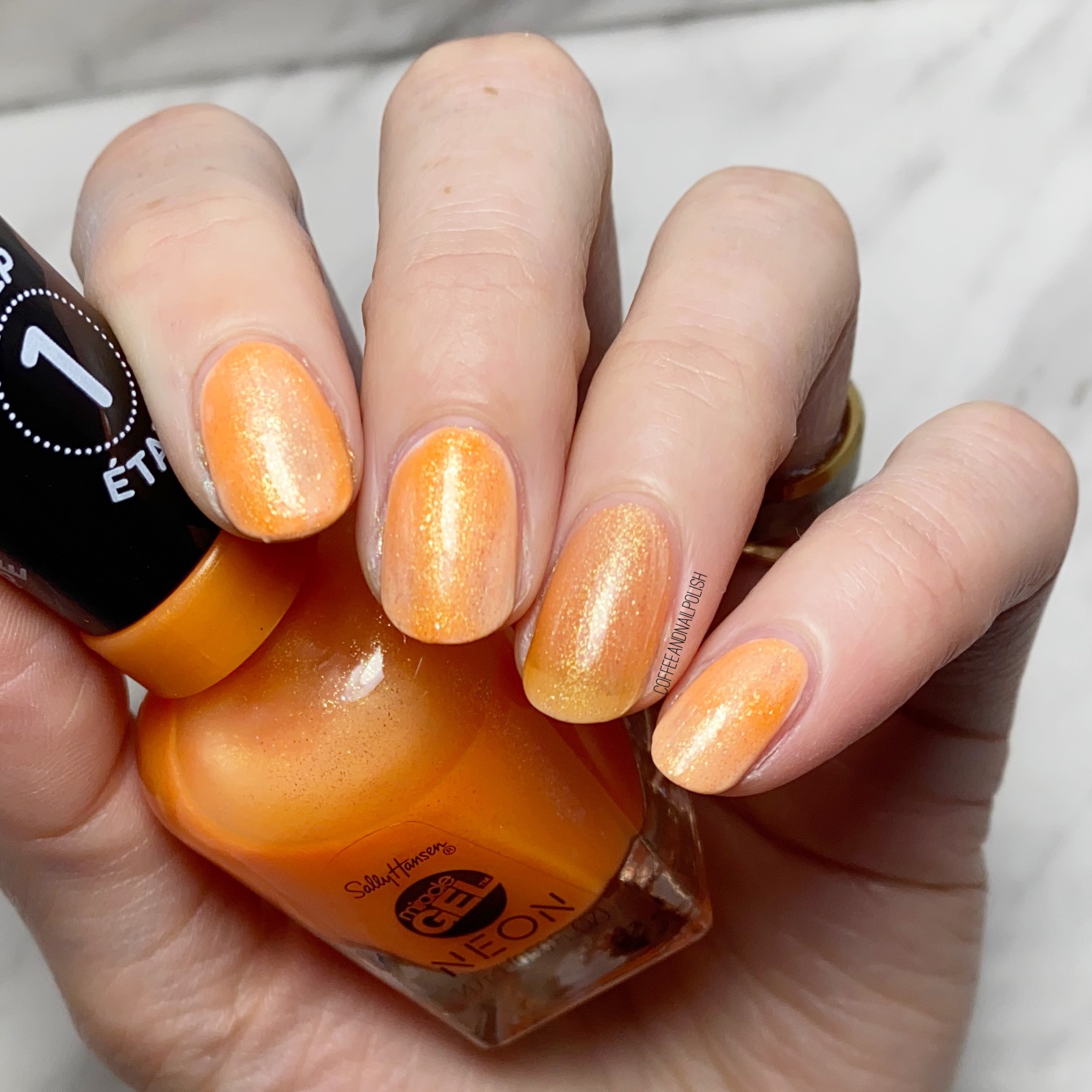 SWATCH SUNDAY — Sally Hansen Miracle Gel Neons 2021 – Coffee